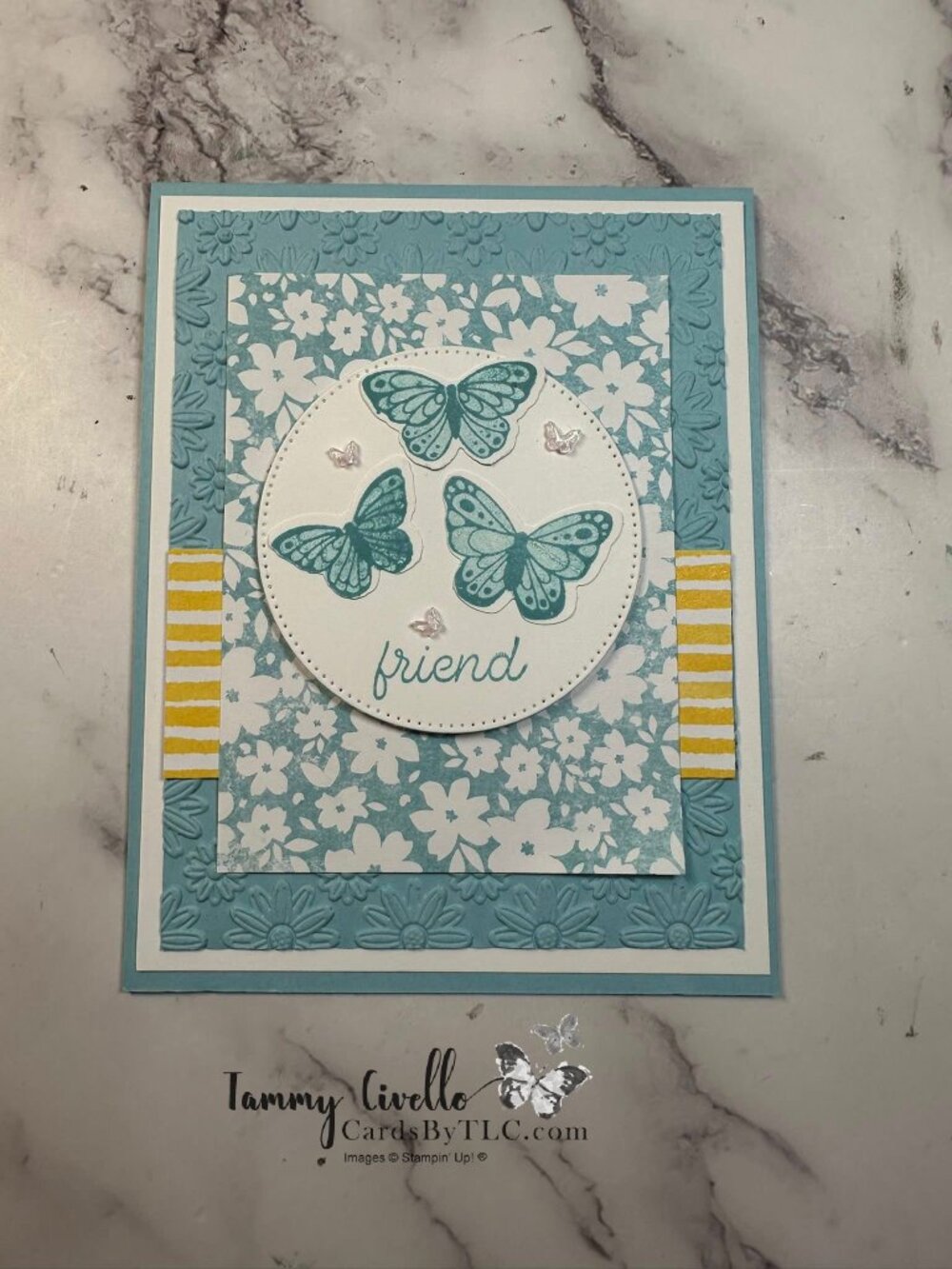 Friendship Card - Hand Crafted By Me